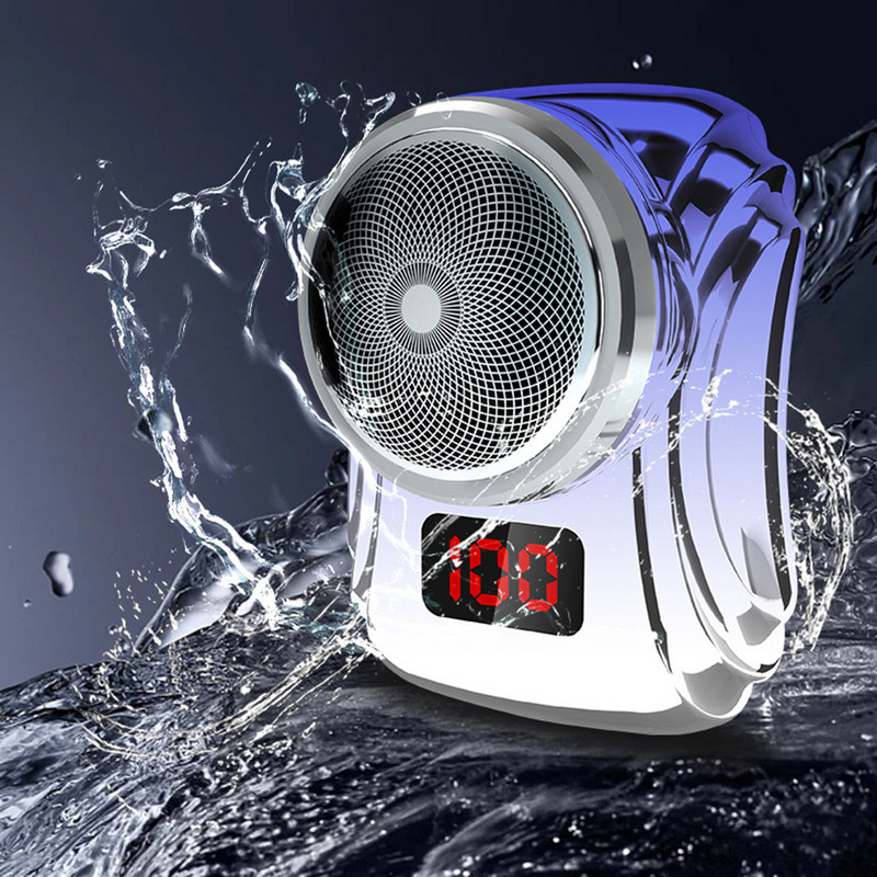 400 mA elektrinis skustuvas Nešiojamas mini girdimas barzdos skutimosi slankioji pjovimo galvutė Įkraunama peilių skustuvas vyrams