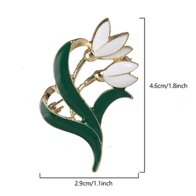 Γυναικείες καρφίτσες με λουλούδια Κομψές καρφίτσες με λουλούδια από στραστές τουλίπα για γυναικείο κοστούμι μπουκέτο γιακά καρφίτσα πέτο Κοσμήματα γάμου