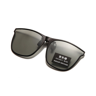 Ανδρικά γυναικεία κλιπ σε γυαλιά ηλίου Anti Glare Polarizing Color Changing Photochromic Clip Γυαλιά νυχτερινής όρασης γυαλιά οδήγησης