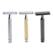 Double Edge Safety Razors Χειροκίνητη ξυριστική μηχανή χεριών Κλασικά μεταλλικά ξυραφάκια για κομμωτήριο ή οικιακή χρήση