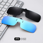 Polarized Clip σε γυαλιά ηλίου ανδρικά γυναικεία οδήγηση γυαλιά νυχτερινής όρασης Square UV400 Cycling Fishing Glasses Clip γυαλιά ηλίου