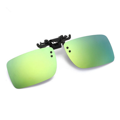 Polarized Clip σε γυαλιά ηλίου ανδρικά γυναικεία οδήγηση γυαλιά νυχτερινής όρασης Square UV400 Cycling Fishing Glasses Clip γυαλιά ηλίου