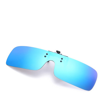 Polarized Clip σε γυαλιά ηλίου ανδρικά γυναικεία οδήγηση γυαλιά νυχτερινής όρασης Square UV400 Cycling Fishing Glasses Clip γυαλιά ηλίου