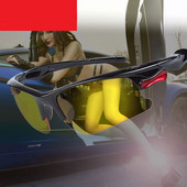 Automobilių apsauga nuo akinimo vairavimo naktinio matymo akiniai, apsauginiai įrankiai, akiniai nuo saulės, akiniai