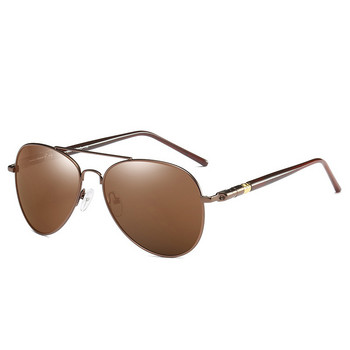Ανδρικά γυαλιά ηλίου Polarized Black Frame Γυαλιά νυχτερινής όρασης Luxury Driver Goggles Vintage Black Pilot γυαλιά ηλίου UV400