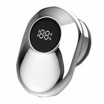 Mini barzdos skustuvai USB įkraunamas nešiojamas veido barzdaskutė 280 mA IPX7 vandeniui atsparus skaitmeninis ekranas, lauko stovyklavimo įranga