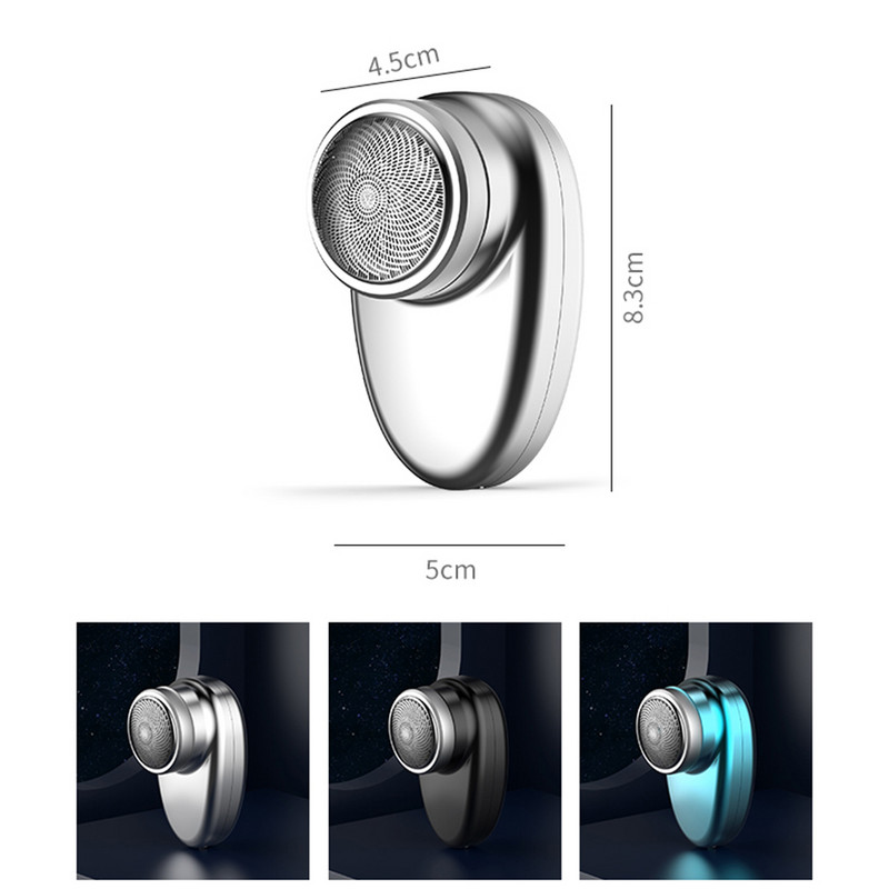 Φορητή ανδρική ξυριστική μηχανή αδιάβροχη κουρευτική μηχανή Επαναφορτιζόμενα ηλεκτρικά εργαλεία ξυρίσματος υγρά και στεγνά για ταξίδια