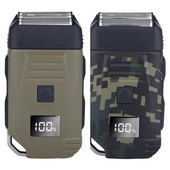 Ξυριστική μηχανή προσώπου για άντρες Ισχυρό μηχάνημα ξυρίσματος για φαλακρό κεφάλι Επαγγελματικό εργαλείο οθόνης LCD φόρτισης USB