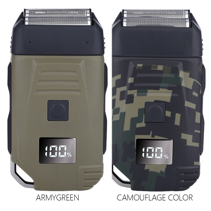 Ξυριστική μηχανή προσώπου για άντρες Ισχυρό μηχάνημα ξυρίσματος για φαλακρό κεφάλι Επαγγελματικό εργαλείο οθόνης LCD φόρτισης USB