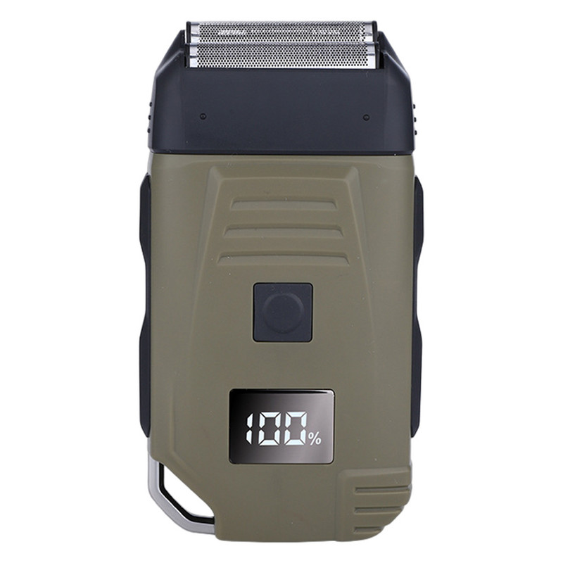 Ξυριστική μηχανή προσώπου για άντρες Ισχυρό μηχάνημα ξυρίσματος για φαλακρό κεφάλι Επαγγελματικό εργαλείο οθόνης LCD φόρτισης USB