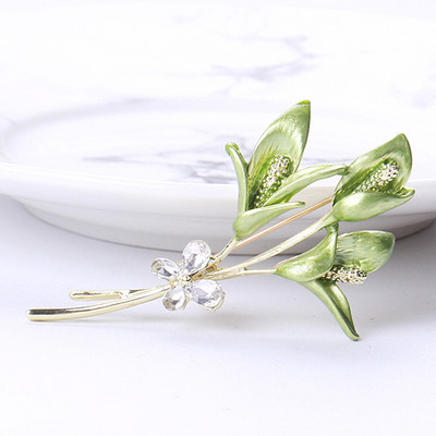 Καρφίτσες Crystal Pearl Flower για Γυναικείες Μόδα κυβικά Zirconia Butterfly Rose Tulip Plant Pin Brooch Αξεσουάρ γάμου Δώρο