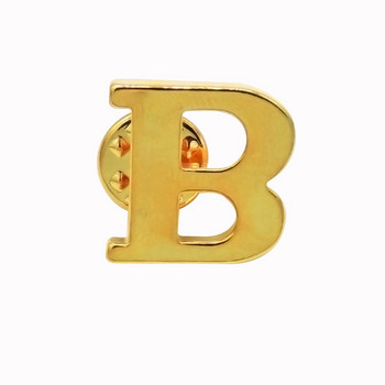 Μόδα AZ Alphabet Καρφίτσα Γυναικεία Ανδρικά Σήματα Χρυσό Χρώμα Αρχικό γράμμα Πέτο Μεταλλικές καρφίτσες Ανδρικά Αξεσουάρ Κοσμήματα Χριστουγεννιάτικο δώρο