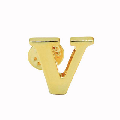 Mood AZ Tähestik Pross Naistele Meestele Märgid Kuldne Värv Algtäht Reväär Metallist nööpnõelad Meeste Aksessuaarid Ehted Jõulukingitus