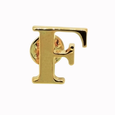 Mood AZ Tähestik Pross Naistele Meestele Märgid Kuldne Värv Algtäht Reväär Metallist nööpnõelad Meeste Aksessuaarid Ehted Jõulukingitus