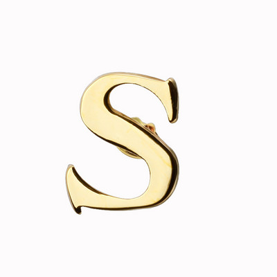 Mood AZ Tähestik Pross Naistele Meestele Märgid Kuldne Värv Algtäht Reväär Metallist nööpnõelad Meeste Aksessuaarid Ehted Jõulukingitus