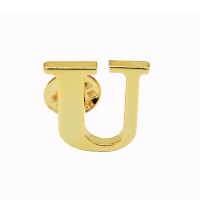 Mood AZ Tähestik Pross Naistele Meestele Märgid Kuldne Värv Algtäht Reväär Metallist nööpnõelad Meeste Aksessuaarid Ehted Jõulukingitus