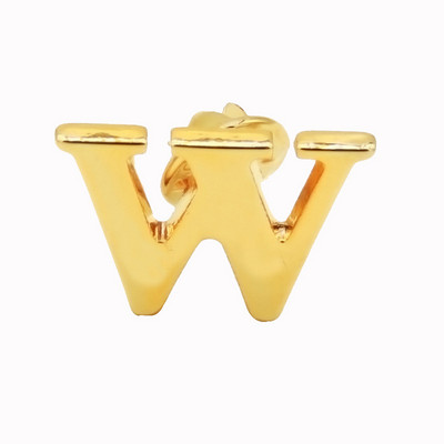 Mood AZ Tähestik Pross Naistele Meestele Märgid Kuldne Värv Algtäht Reväär Metallist nööpnõelad Meeste Aksessuaarid Ehted Jõulukingitus