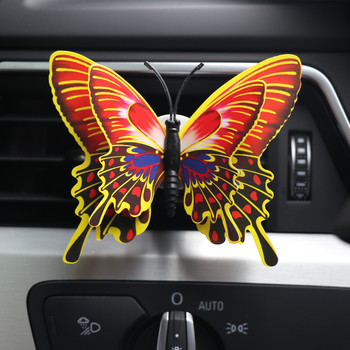 HungMieh Освежител за въздух Butterfly Автомобилен парфюм Оформление на автомобила Естествена миризма Климатик Изходна скоба Аромат Автоаксесоари