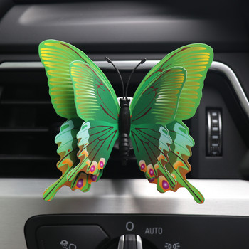 HungMieh Освежител за въздух Butterfly Автомобилен парфюм Оформление на автомобила Естествена миризма Климатик Изходна скоба Аромат Автоаксесоари