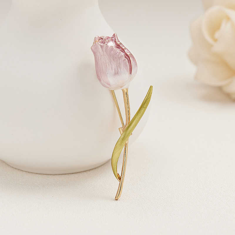 Vintage Flower Leaves Pērļu piespraudes Piespraudes Augu Piespraudes Sievietēm Modes Rotaslietas Ballīšu Apģērbi Aksesuāri Emalja Žetons Dāvana