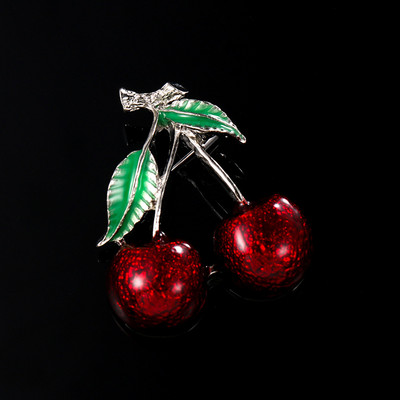 Σμάλτο Φράουλα Καρφίτσες Φρούτα Χαριτωμένο Λουλούδι Κεράσι Ανανάς Κορίτσι Καρφίτσα Μεταξωτό Κασκόλ Πόρπη Ρούχα Αξεσουάρ Τσάντα Καπέλου DIY