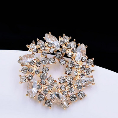 Nauji krištoliniai kalnų krištoliniai gėlės Sagės Smeigtukai Moteriški drabužiai Šalikas sagtis Drabužių aksesuarai Madingi papuošalai Dovanos 2021 m. Nauja