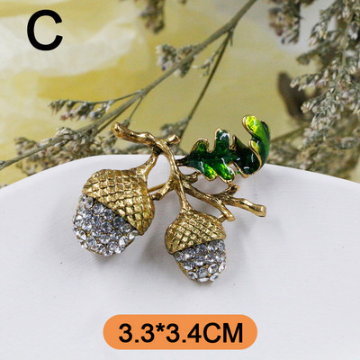 Creative Red Romegranate Καρφίτσες Καρφίτσα Πέτο Badge Fruit Plant Cherry σμάλτο καρφίτσες για γυναικεία παλτό αξεσουάρ Νέα δώρα