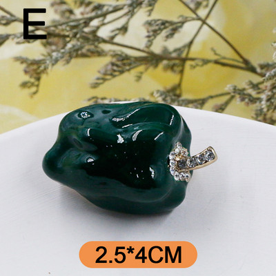 Creative Red Romegranate Καρφίτσες Καρφίτσα Πέτο Badge Fruit Plant Cherry σμάλτο καρφίτσες για γυναικεία παλτό αξεσουάρ Νέα δώρα