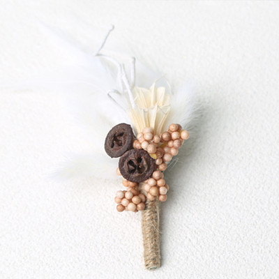 Uus kuivatatud lillebukett Boutonnieres prossid Pulmad peiupoisid nööpaugud korsaat pruutneitsi lilled sünnipäevakoogi lauakaunistus