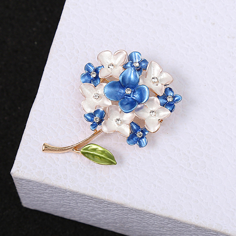 Uus Hortensia lillemailiga prossid naistele lillekimp Lillega naiste kampsun kaelarihm rinnamärk nööpnõel pulmaehted kingitus