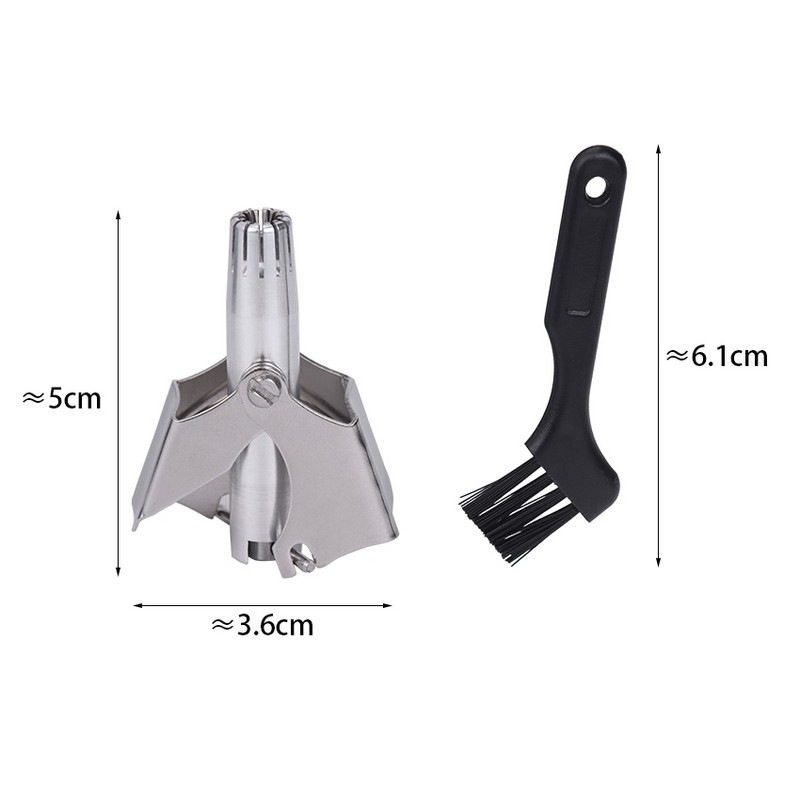 Orrvágó férfiaknak rozsdamentes acél vágó orrhoz Vibrissa borotvaborotva Mosható hordozható orrfül hajvágó