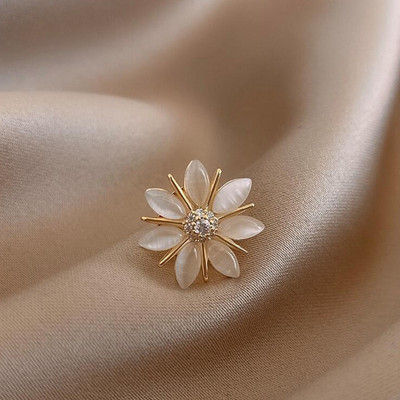 Mados animacinis filmas Opalinis akmeninis sagė Miela katė sėdi ant mėnulio Sagės moterims Gyvūnai Atsitiktinis vakarėlis Korsažas Papuošalai Dovana