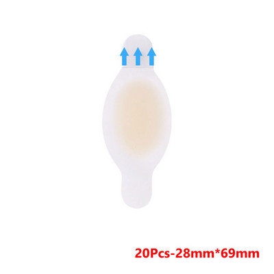 20/10 vnt. Minkštas gelis aukštakulnių pėdų pleistrai Lipnus kulno pūslinis tvarstis Hidrokoloidiniai batai Lipdukai skausmą malšinantys gipso pėdų priežiūra