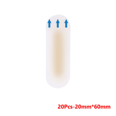 20/10 vnt. Minkštas gelis aukštakulnių pėdų pleistrai Lipnus kulno pūslinis tvarstis Hidrokoloidiniai batai Lipdukai skausmą malšinantys gipso pėdų priežiūra