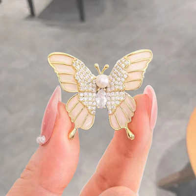 Καρφίτσες λουλουδιών πεταλούδας μόδας για γυναίκες γούρι με παγιέτες κορσάζ λιβελλούλη καρφίτσες πέτο με πόρπες έντομο Κόσμημα