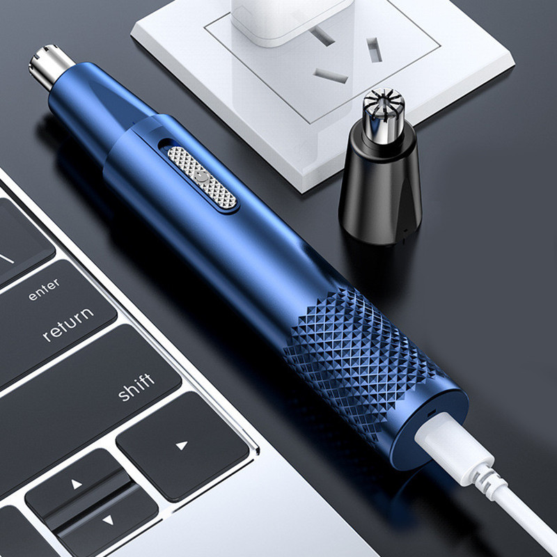 Elektrický zastrihávač chĺpkov z nosa pre mužov, holiaci strojček na chĺpky z nosa, prenosný automatický zastrihávač chĺpkov z nosa a uší