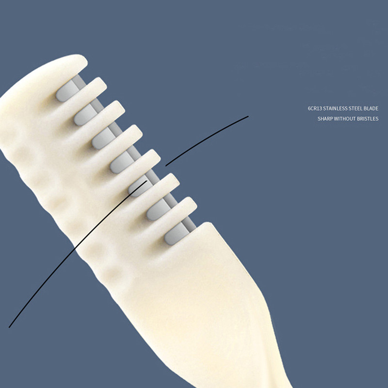 Új hordozható orr-szőrvágók Fésűs fog-orr-hajvágó vízálló, újrafelhasználható szőrtelenítő kis kézi szőrtelenítő eszközök