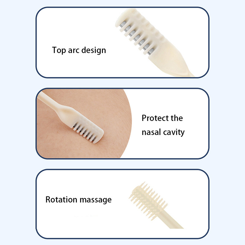 Új hordozható orr-szőrvágók Fésűs fog-orr-hajvágó vízálló, újrafelhasználható szőrtelenítő kis kézi szőrtelenítő eszközök