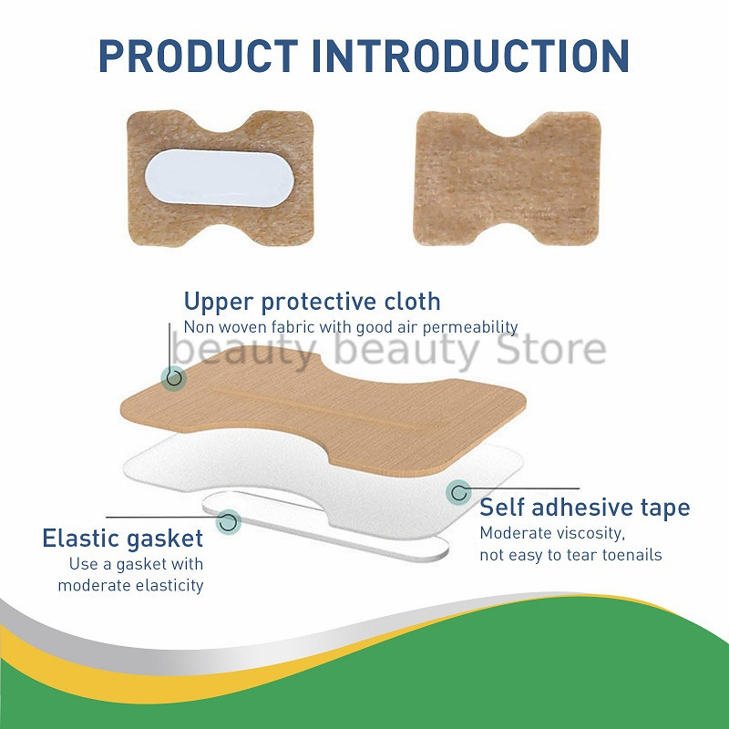 50 tk sissekasvanud varbaküünte korrigeerimise tööriist küünte korrigeerimise kleebised küünte ravi Paronychia elastne plaaster traksidega pediküüri tööriist