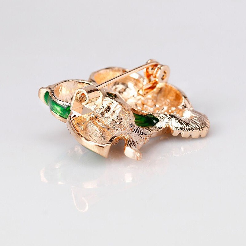 Uus öökull pross sulamist loomade kividest emailiga revääri nööpnõelad naistele meestele riided salli pandla krae ehtenõelad