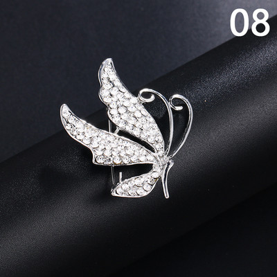 Μόδα κράμα μαργαριτάρι καρφίτσα στρας Γυναικεία κομψά ρούχα Κασκόλ Κασκόλ Καρφίτσες πόρπης Κοσμήματα στρογγυλή ανθοδέσμη Καρφίτσα καρφίτσα