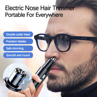 Elektriline ninakarva trimmer juuste eemaldamine meestele kaasaskantavad nina juukselõikurid, automaatsed pestavad meeste raseerimisvahendid