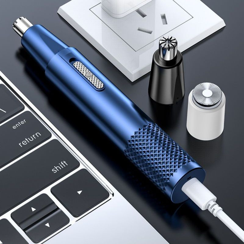 Električni trimer za uklanjanje dlačica u nosu za muškarce Prijenosni aparati za šišanje dlačica u nosu Automatski perivi muški alati za brijanje