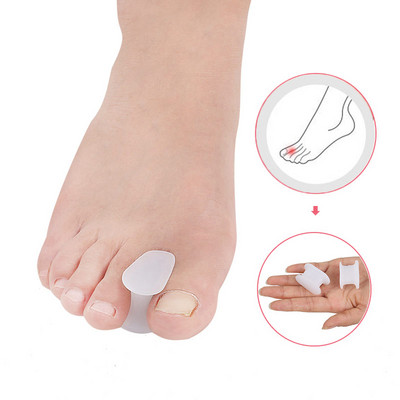 Pexmen 2/4/10 tk geelvarvaste eraldaja Hallux Valgus Bunion Corrector sirgendaja, pehme silikoonist varvaste kaitsja Spacer jalahooldusvahend