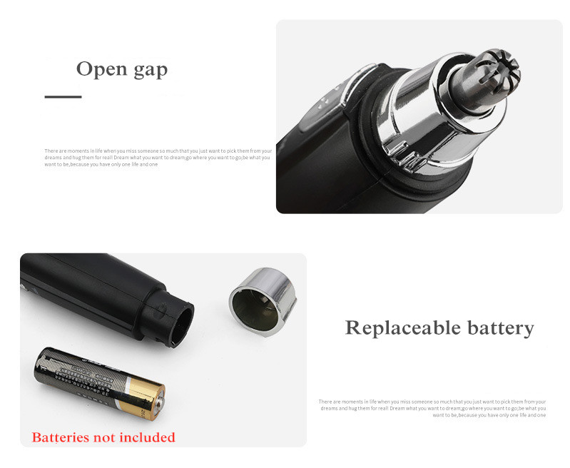 Nosies ir ausų kirpimo mašinėlė vyrams Elektrinis skutimasis Cortapelos Nosies plaukų kirptuvas Nosies skustuvas trumpi nosies plaukeliai ausims