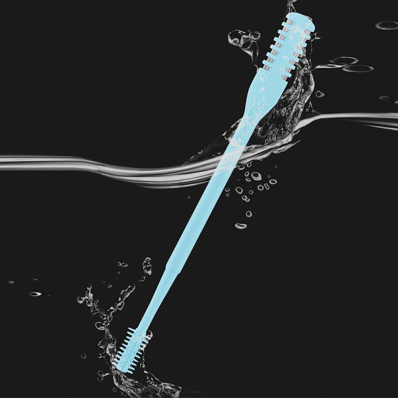 1 db hordozható orr-szőrvágó 360 fokban forgatható duplafejű orr-szőrvágó, mosható, biztonságos formula szőrtelenítő kiegészítők