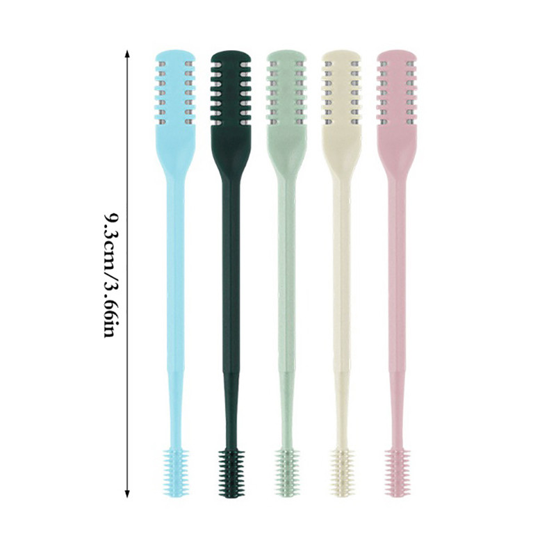 1 db hordozható orr-szőrvágó 360 fokban forgatható duplafejű orr-szőrvágó, mosható, biztonságos formula szőrtelenítő kiegészítők