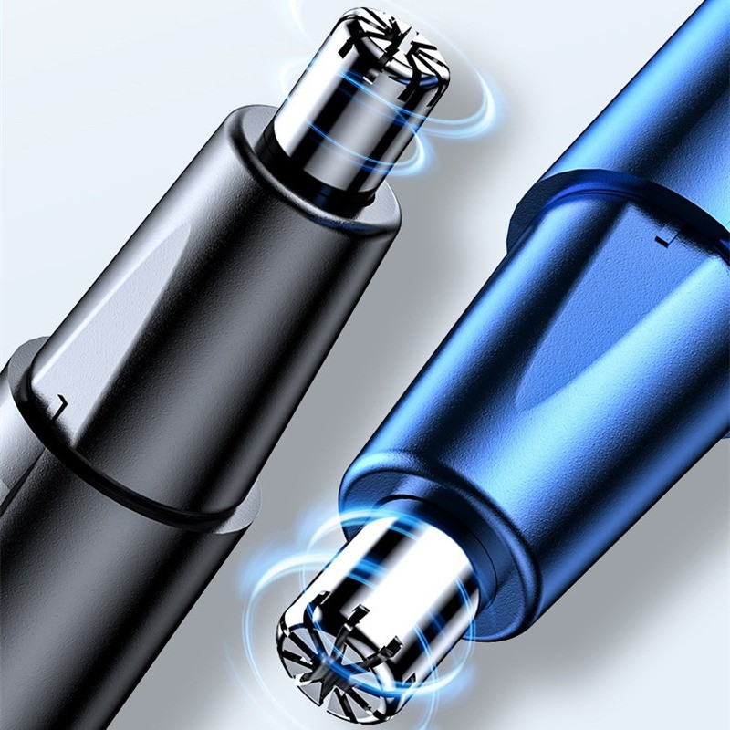 Mini elektromos orr-szőrvágó férfi orr- és füleltávolító, automatikusan mosható elektromos borotválkozási eszközök USB újratölthető