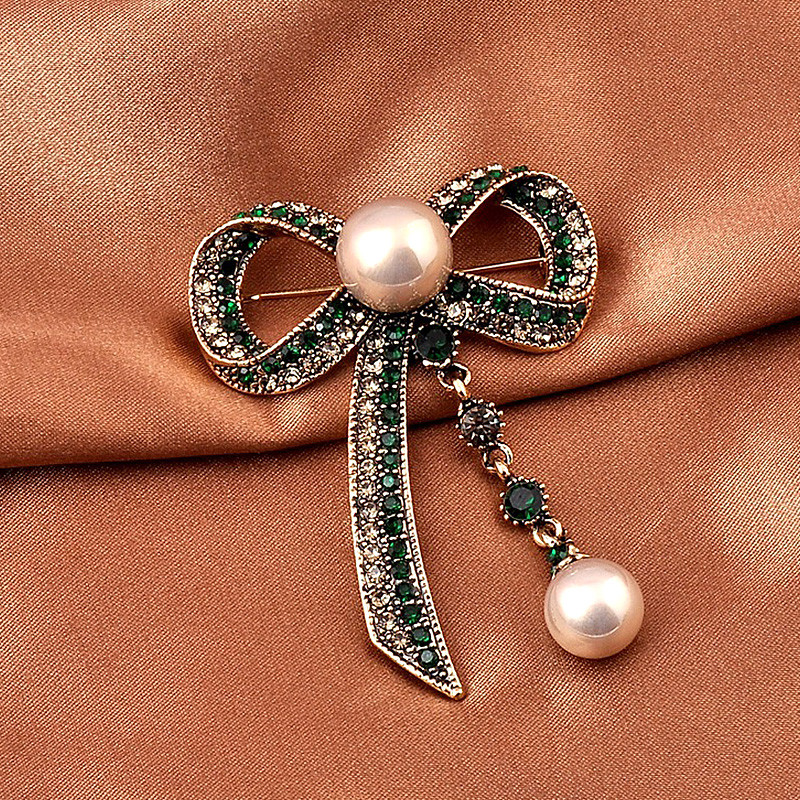 Luksuslikud emailiga kivist vibu prossid naistele, suured kikisõlmed metallist nööpnõelad Pulmapidu Korsage Sallinõelad Ehted Aksessuaarid