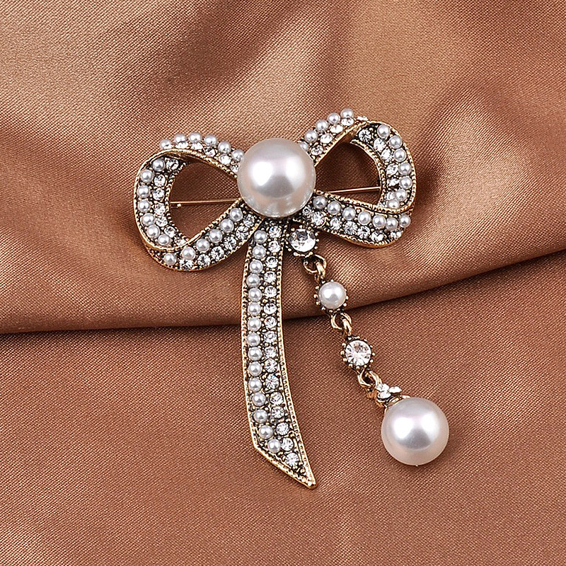 Luksuslikud emailiga kivist vibu prossid naistele, suured kikisõlmed metallist nööpnõelad Pulmapidu Korsage Sallinõelad Ehted Aksessuaarid